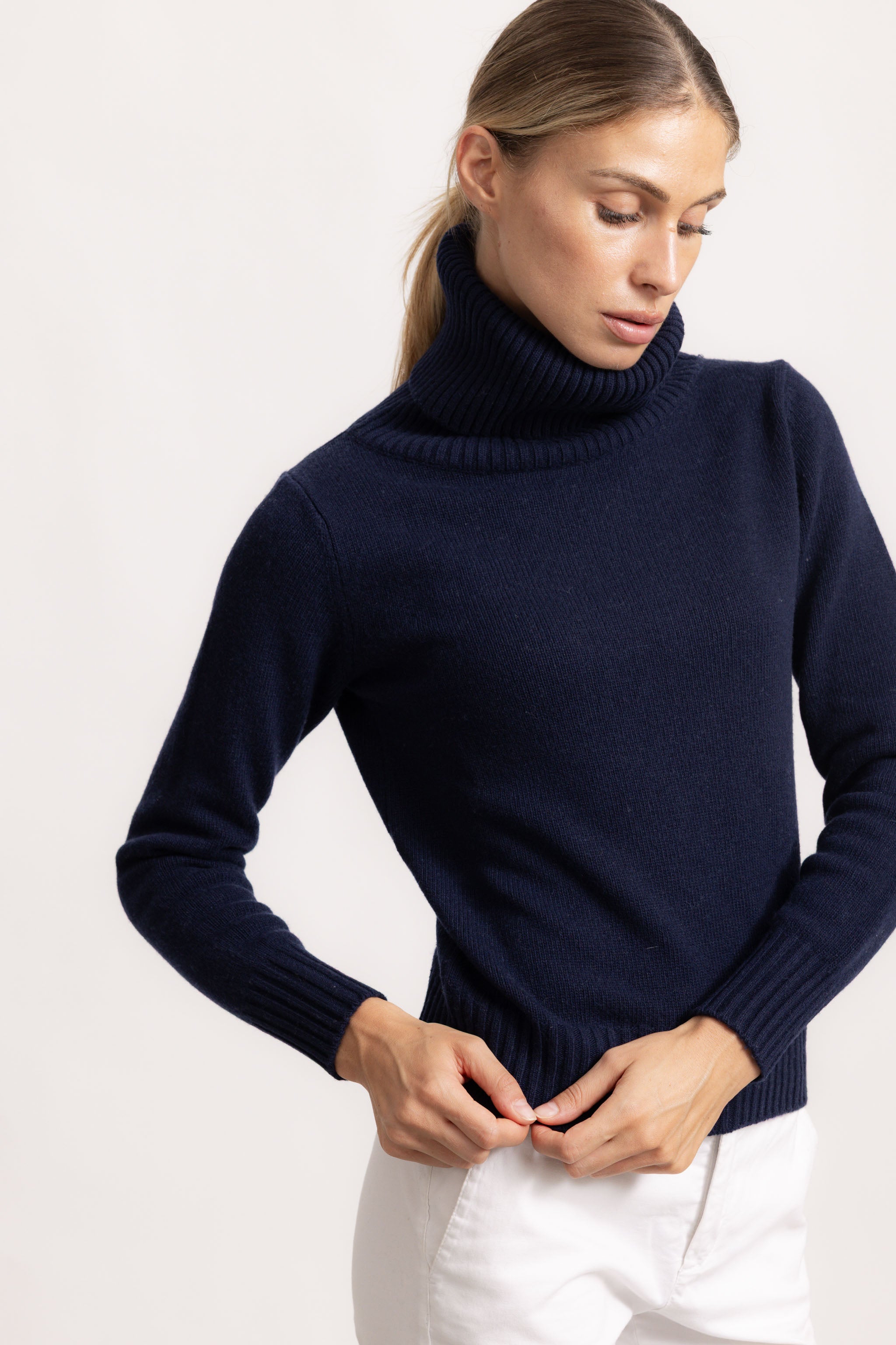 ANGELICA - Maglione dolcevita (Marine)