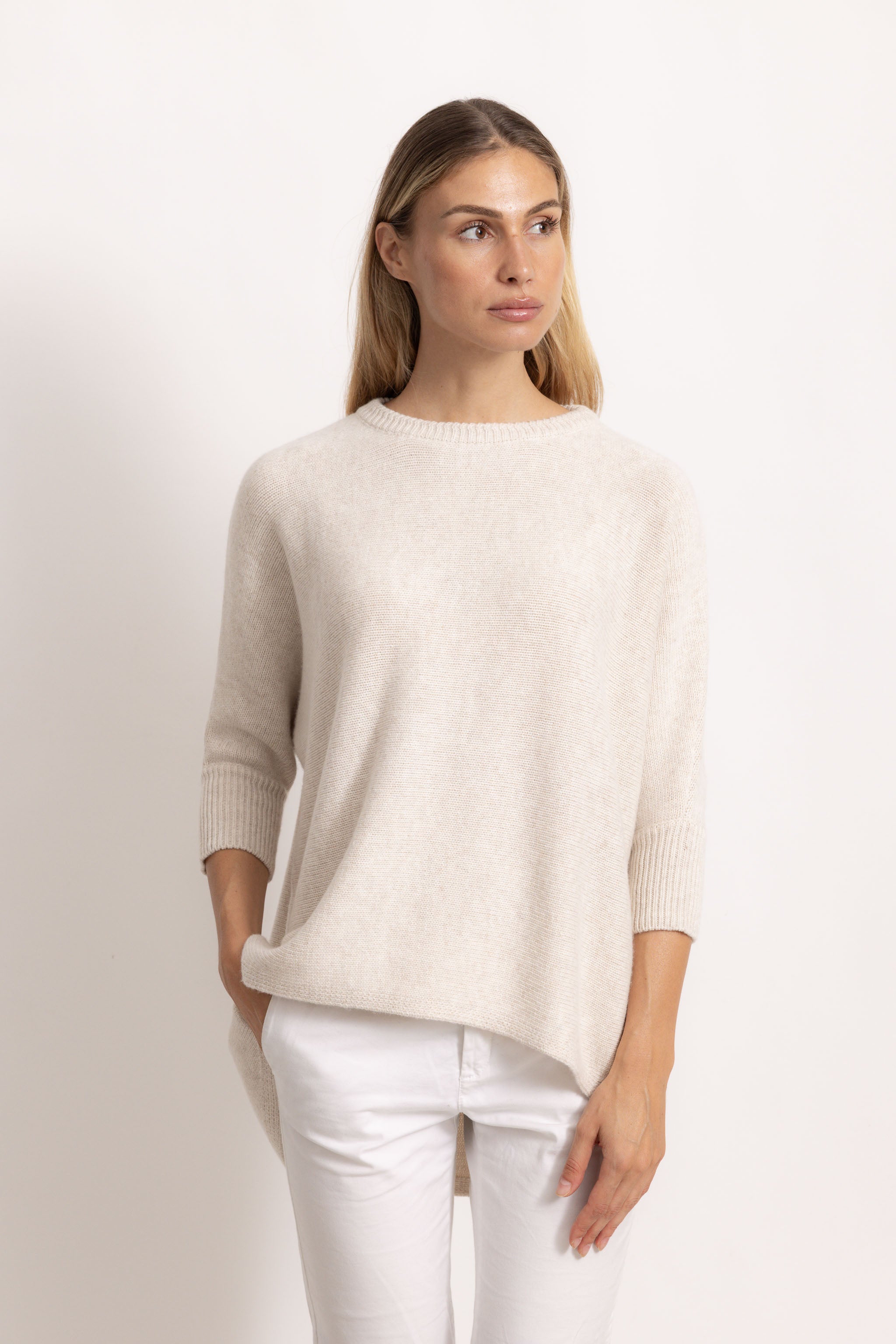 BEATRICE - Maglione girocollo (Beige Chiaro)