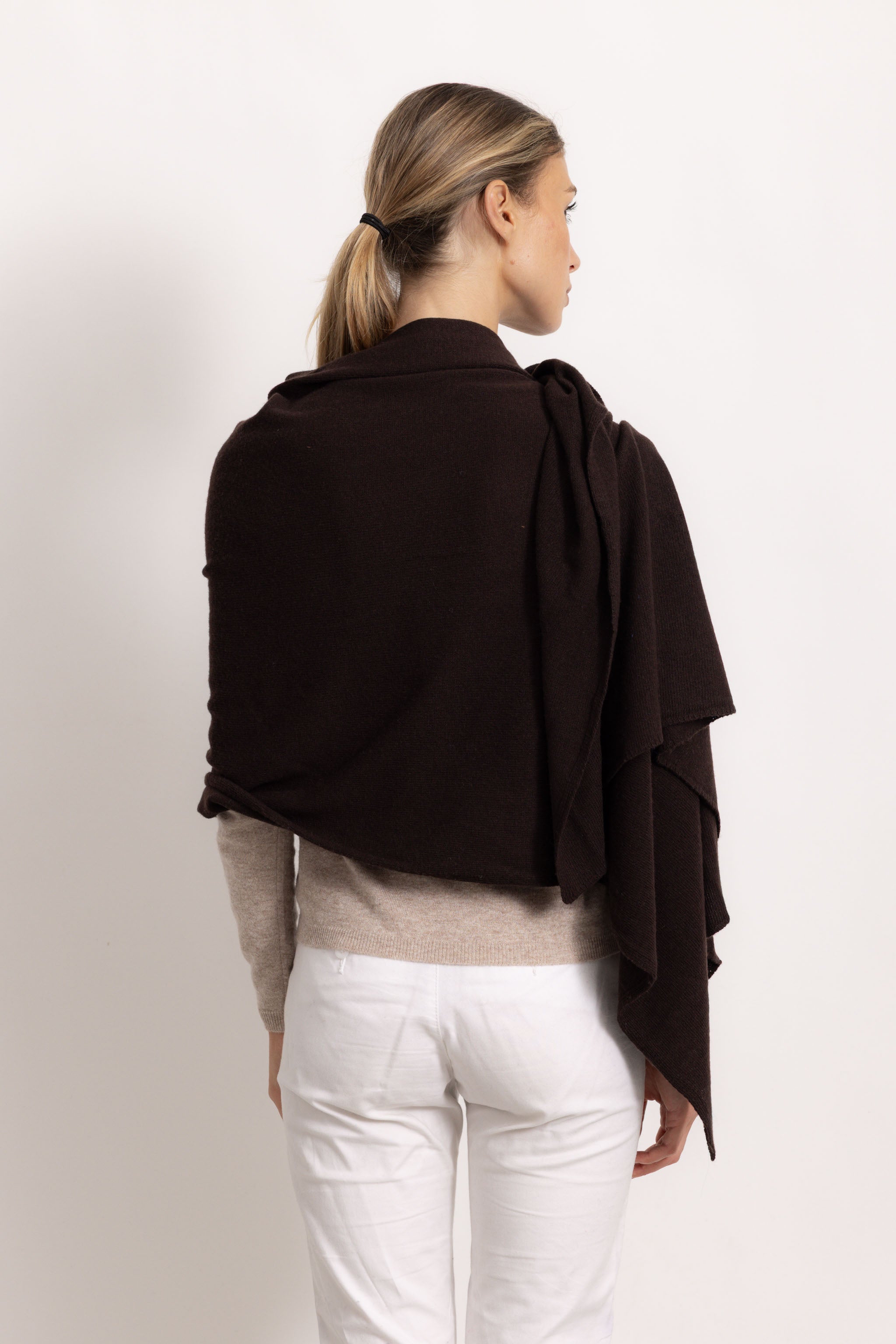 MATILDE - Sciarpa classical (Marrone Intenso)