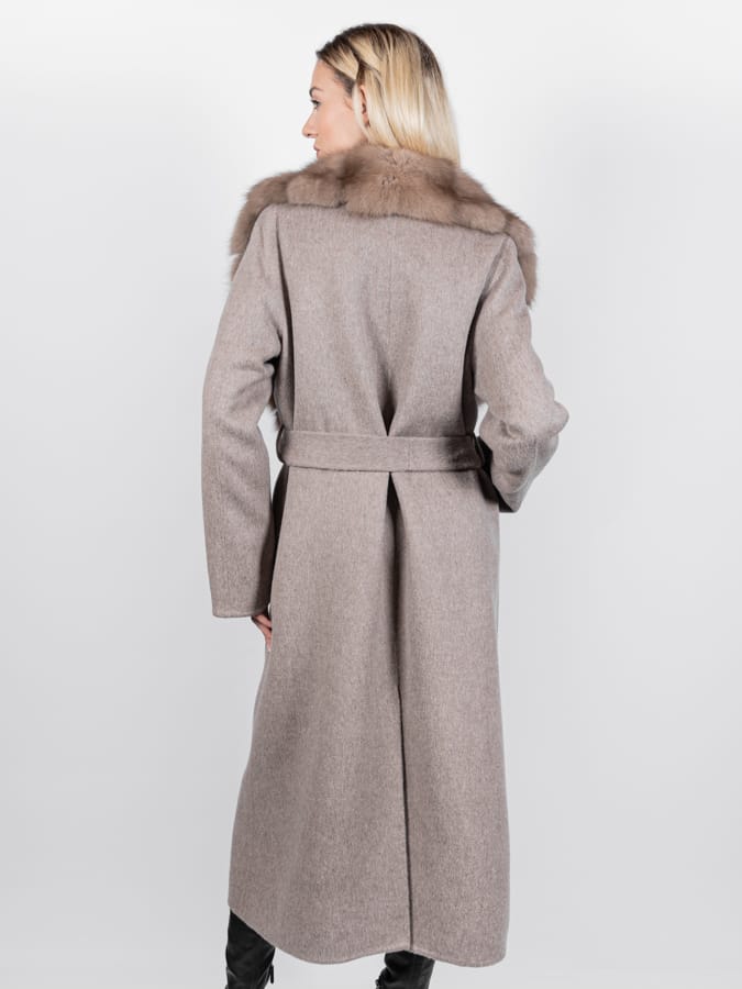 Cappotto a Vestaglia di Zibellino e Cashmere - Elisabettapanerai