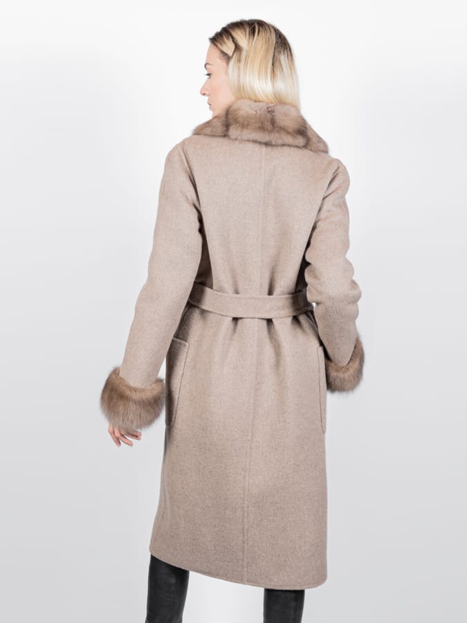 Cappotto a Vestaglia di Zibellino e Cashmere - Elisabettapanerai