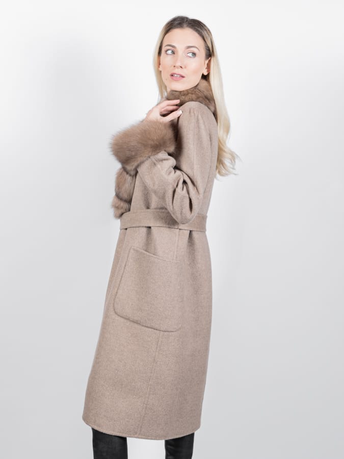 Cappotto a Vestaglia di Zibellino e Cashmere - Elisabettapanerai