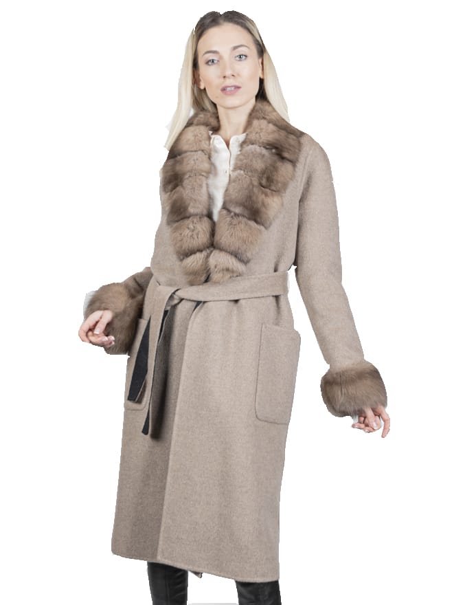 Cappotto a Vestaglia di Zibellino e Cashmere - Elisabettapanerai