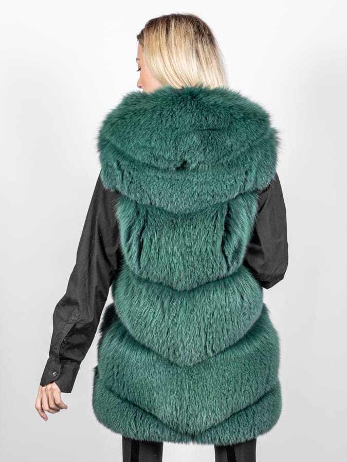 Veste di Volpe con Cappuccio - Elisabettapanerai