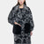 Vienna Crochet - coat with fox pockets (gray/black)