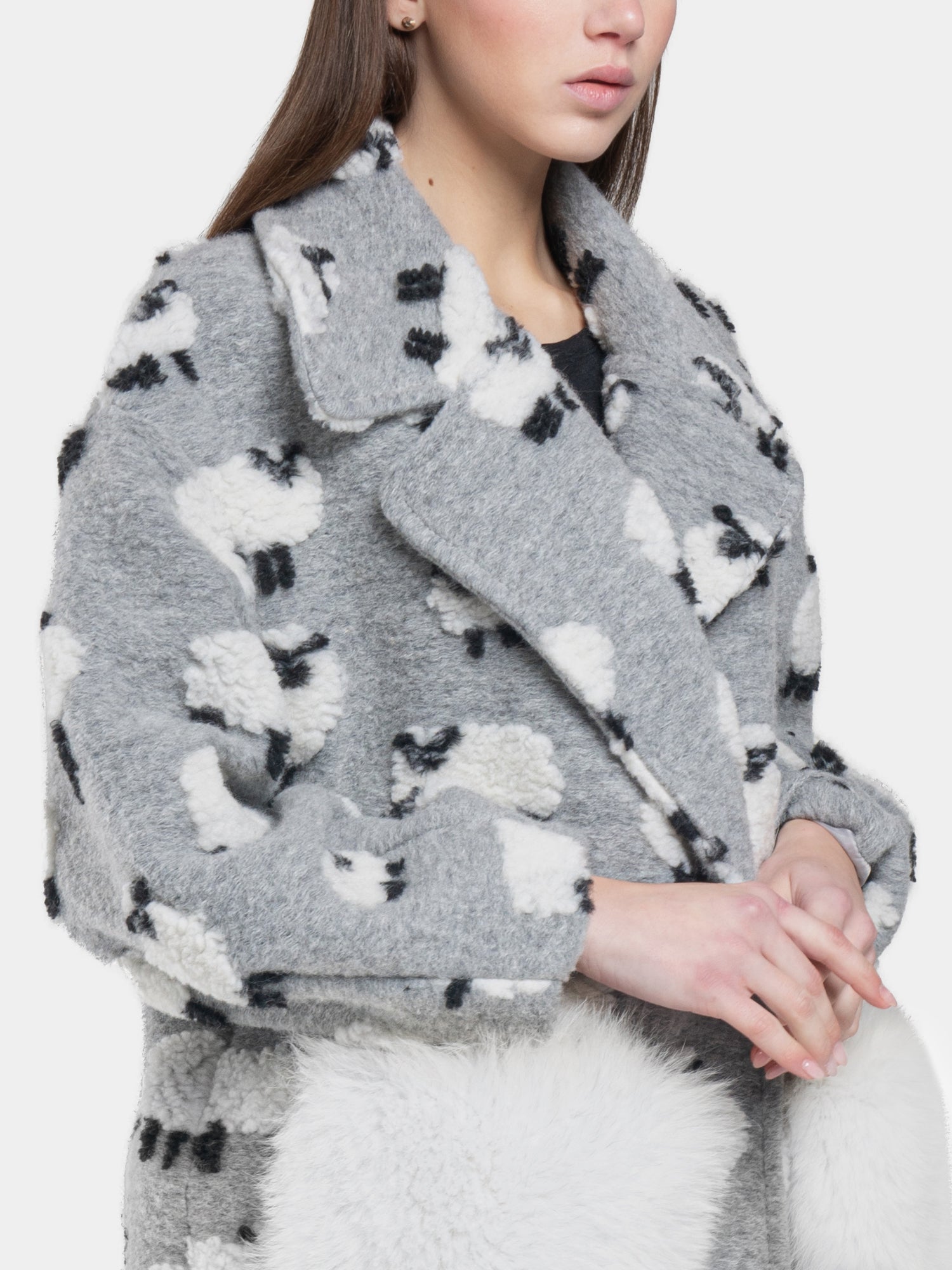 Cappotto Pecore Grigio