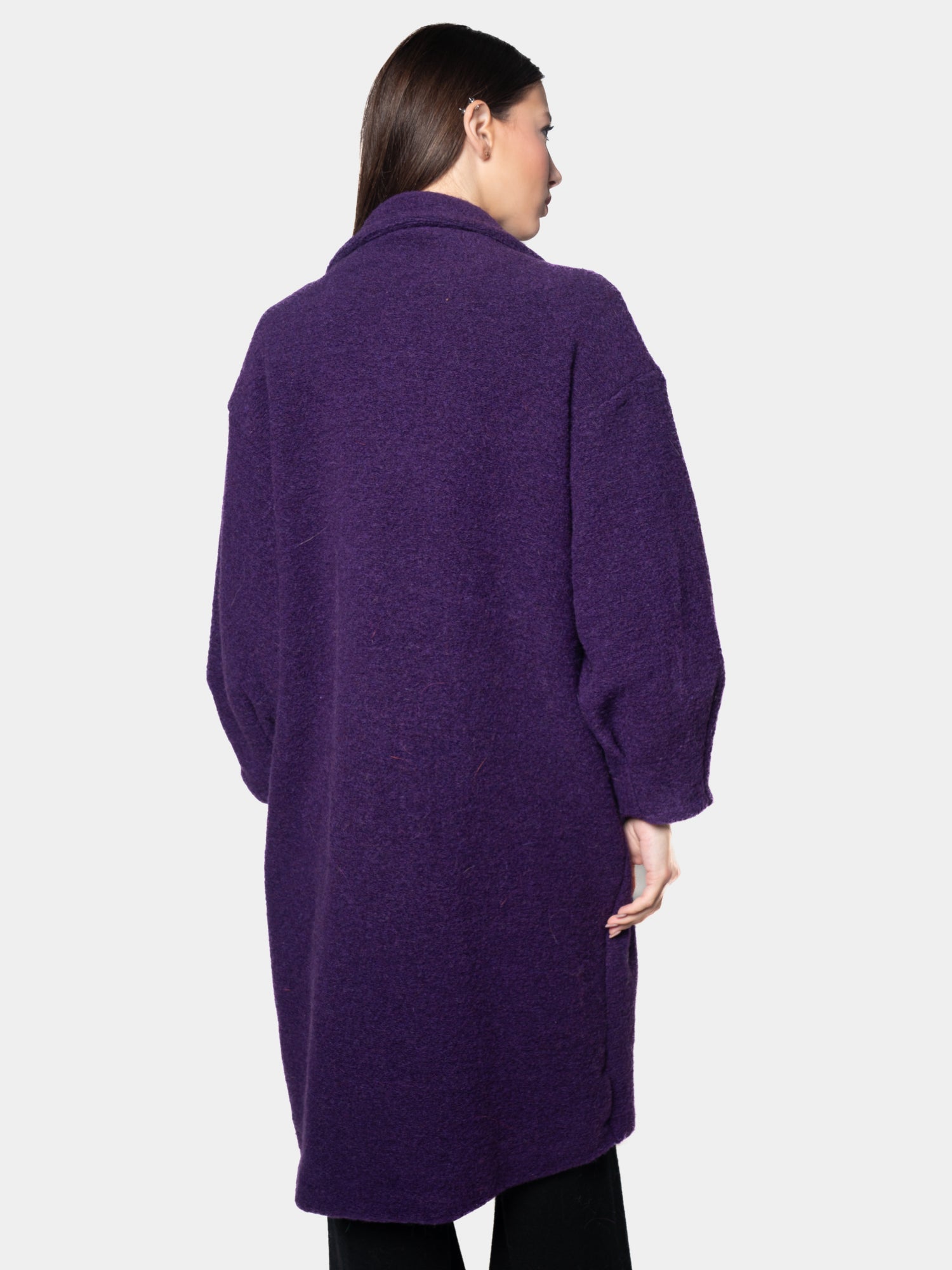 Solid color coat - Purple