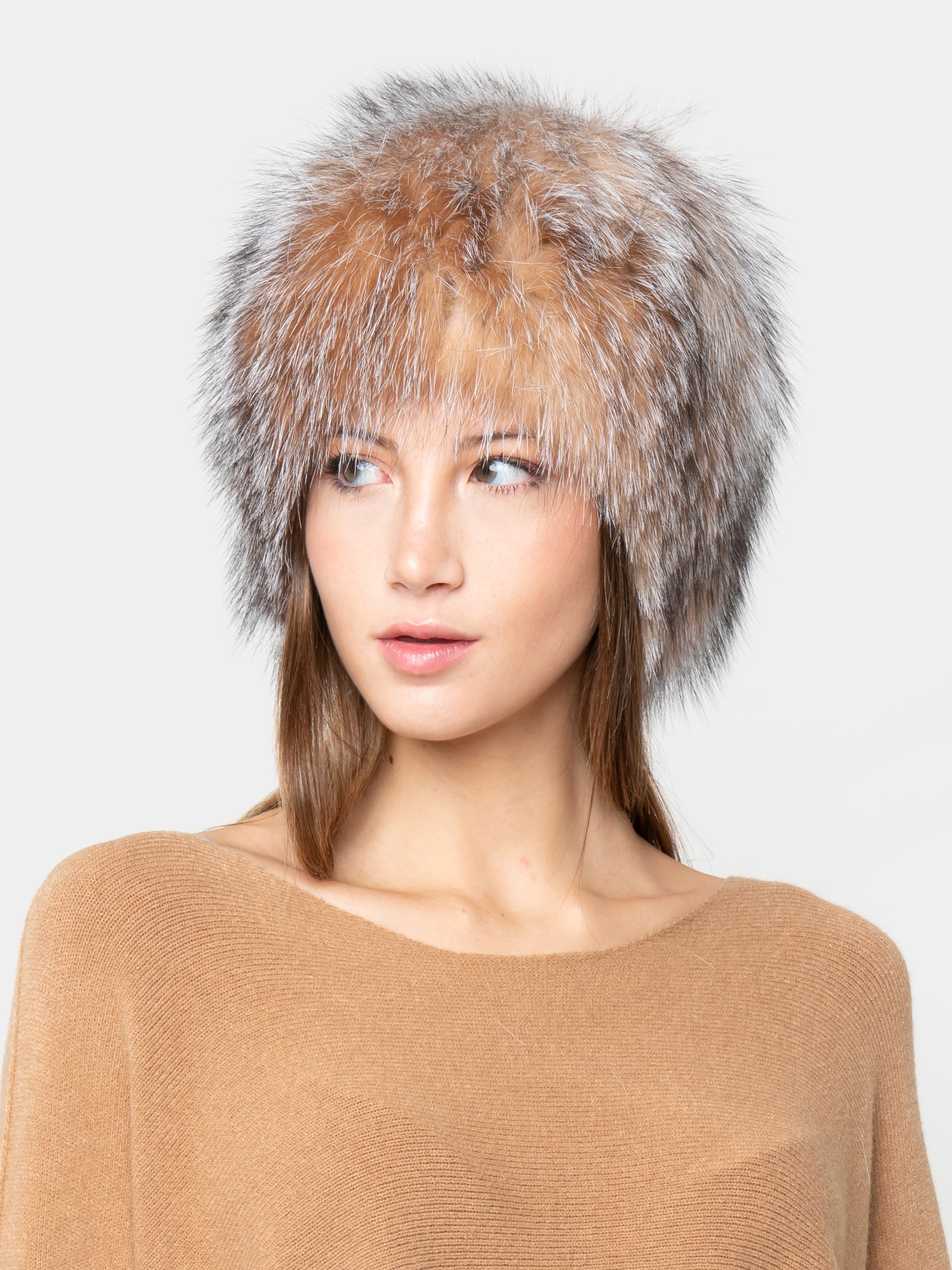 Ushanka Hat in Fox - Grey