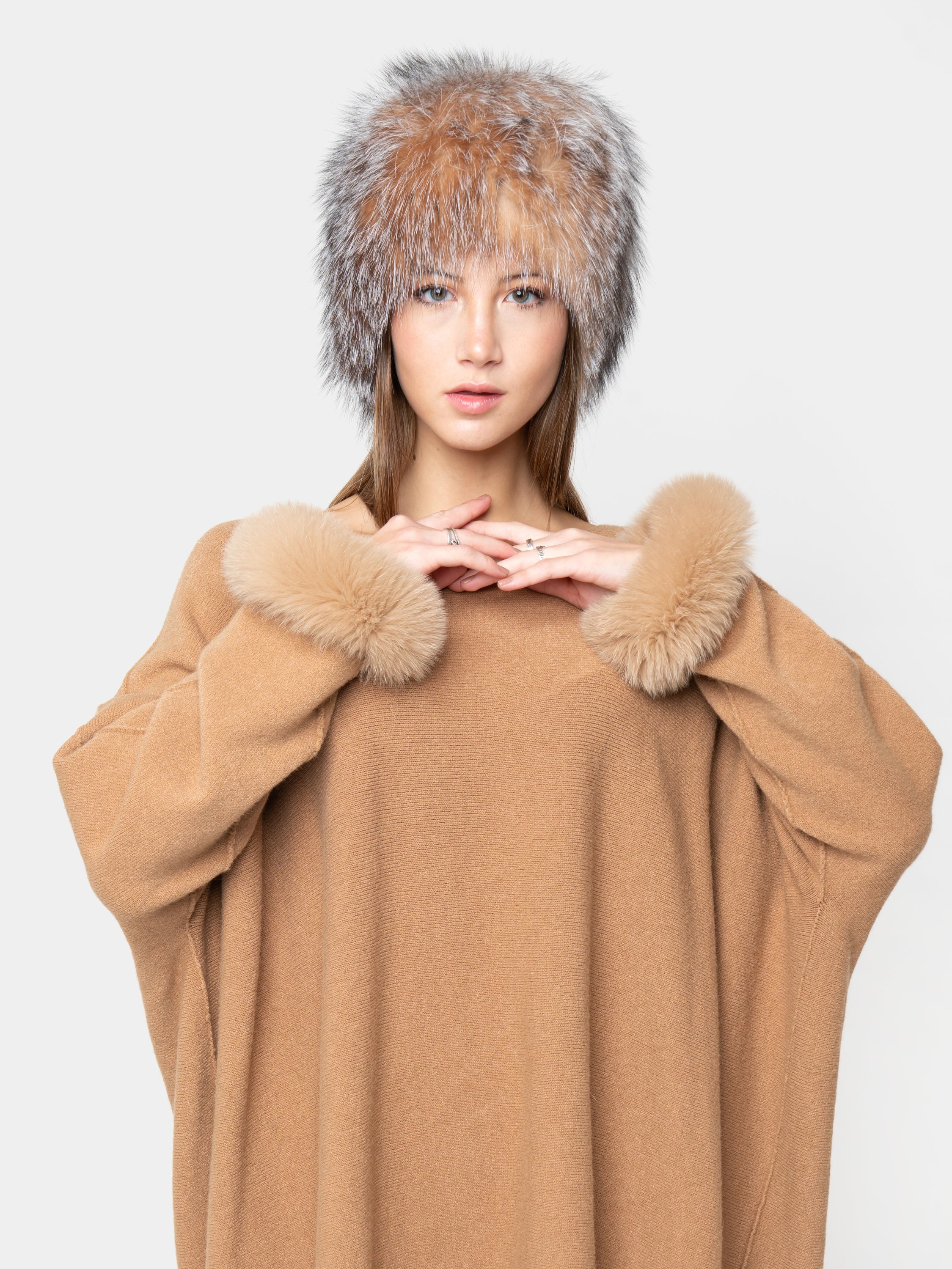 Ushanka Hat in Fox - Grey