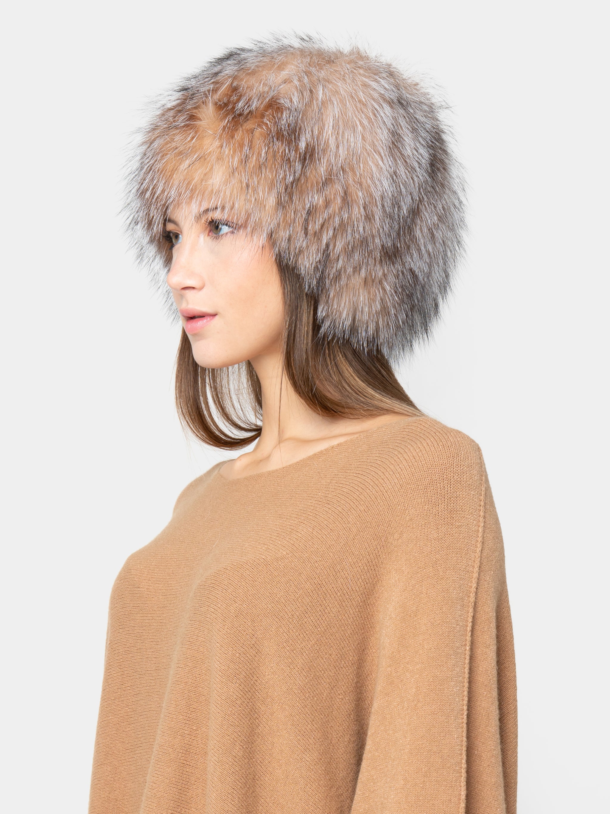 Ushanka Hat in Fox - Grey