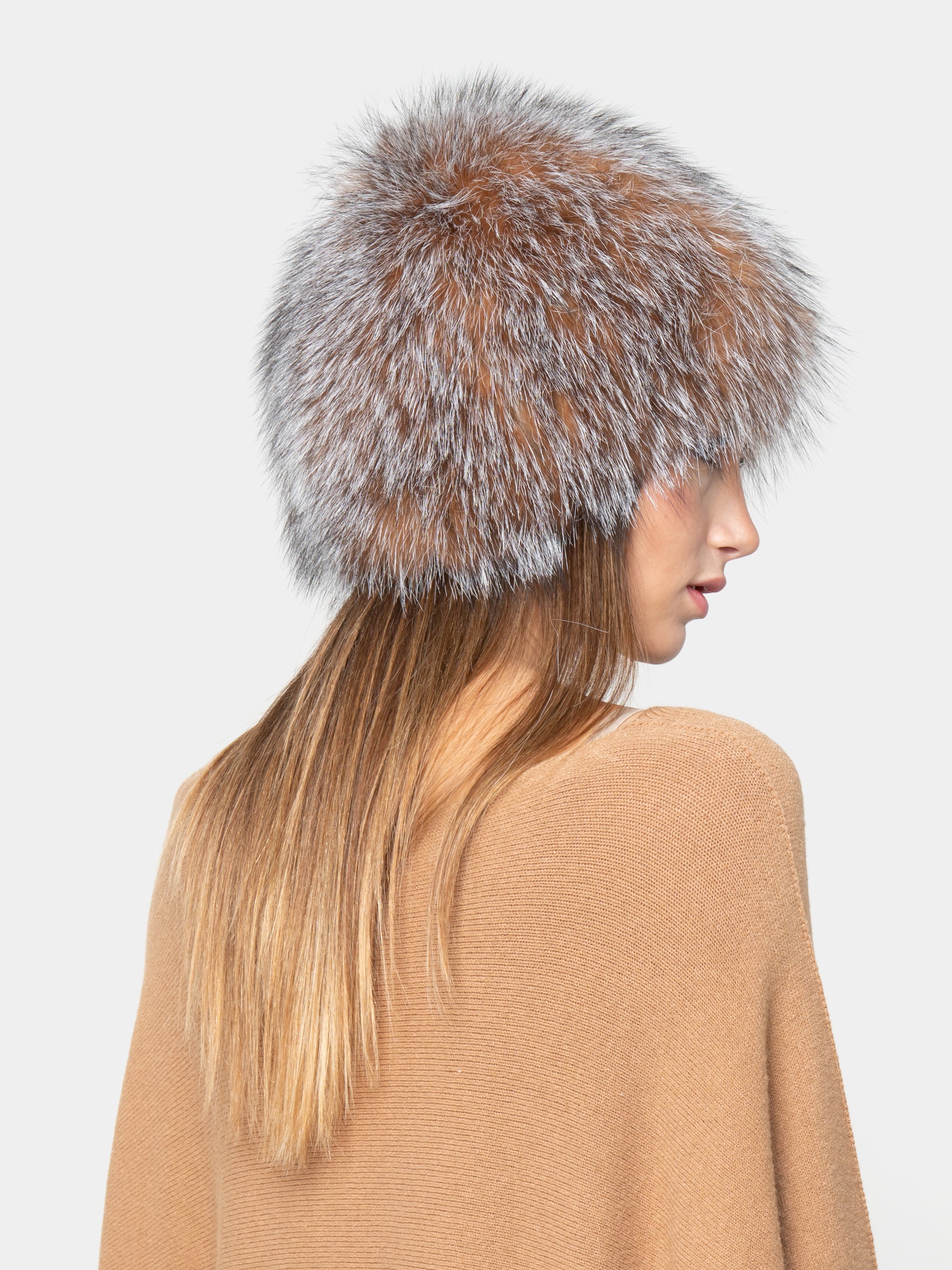 Ushanka Hat in Fox - Grey