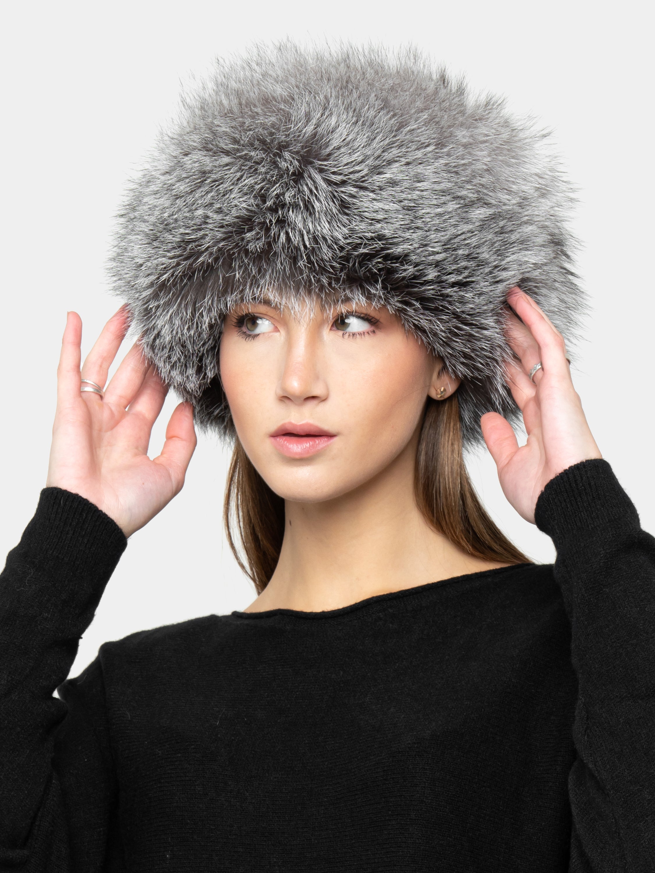 Ushanka Hat in Fox - Grey