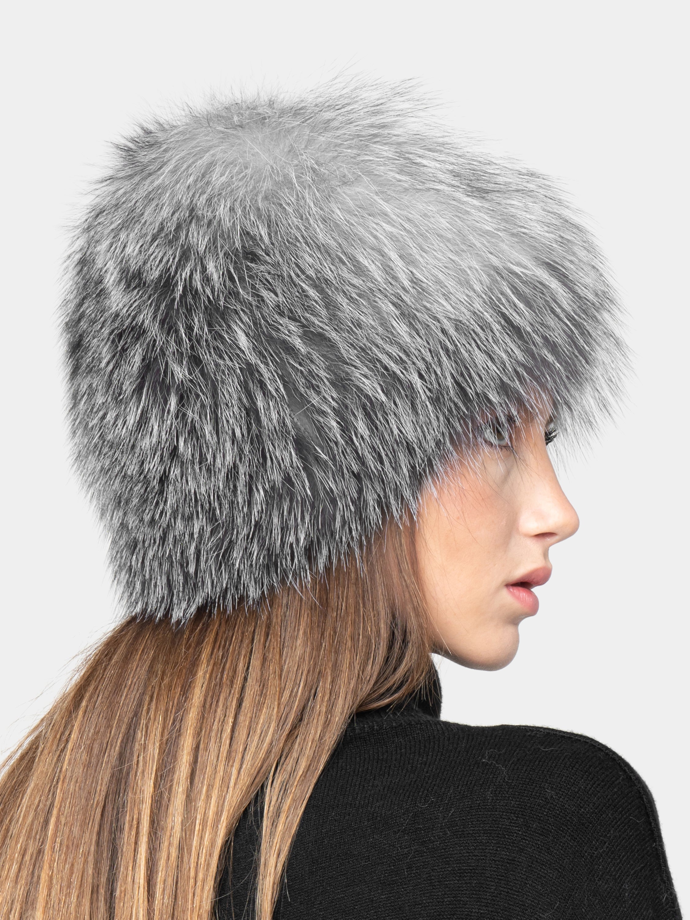 Ushanka Hat in Fox - Grey