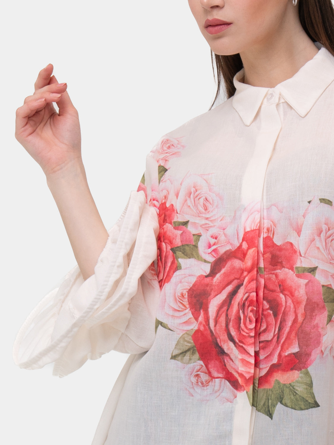 FLAMENCO Shirt - Pink Large back - White