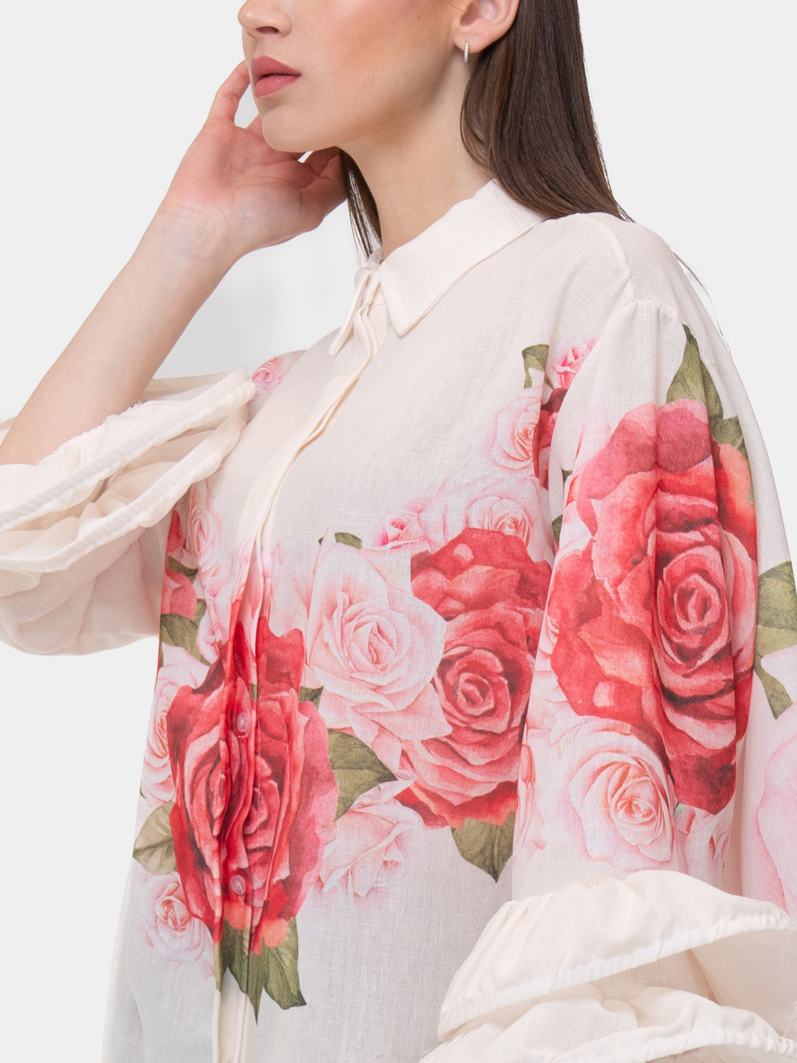 FLAMENCO Shirt - Pink Large back - White