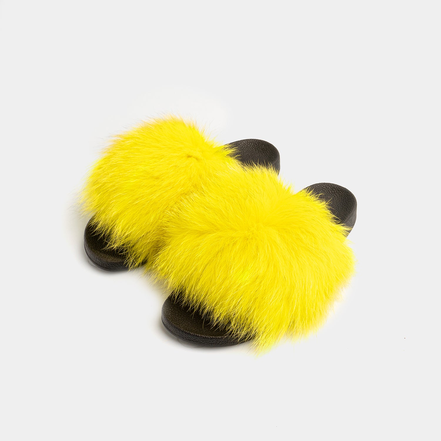 St. Moritz - Slipper With Yellow Fox Fur