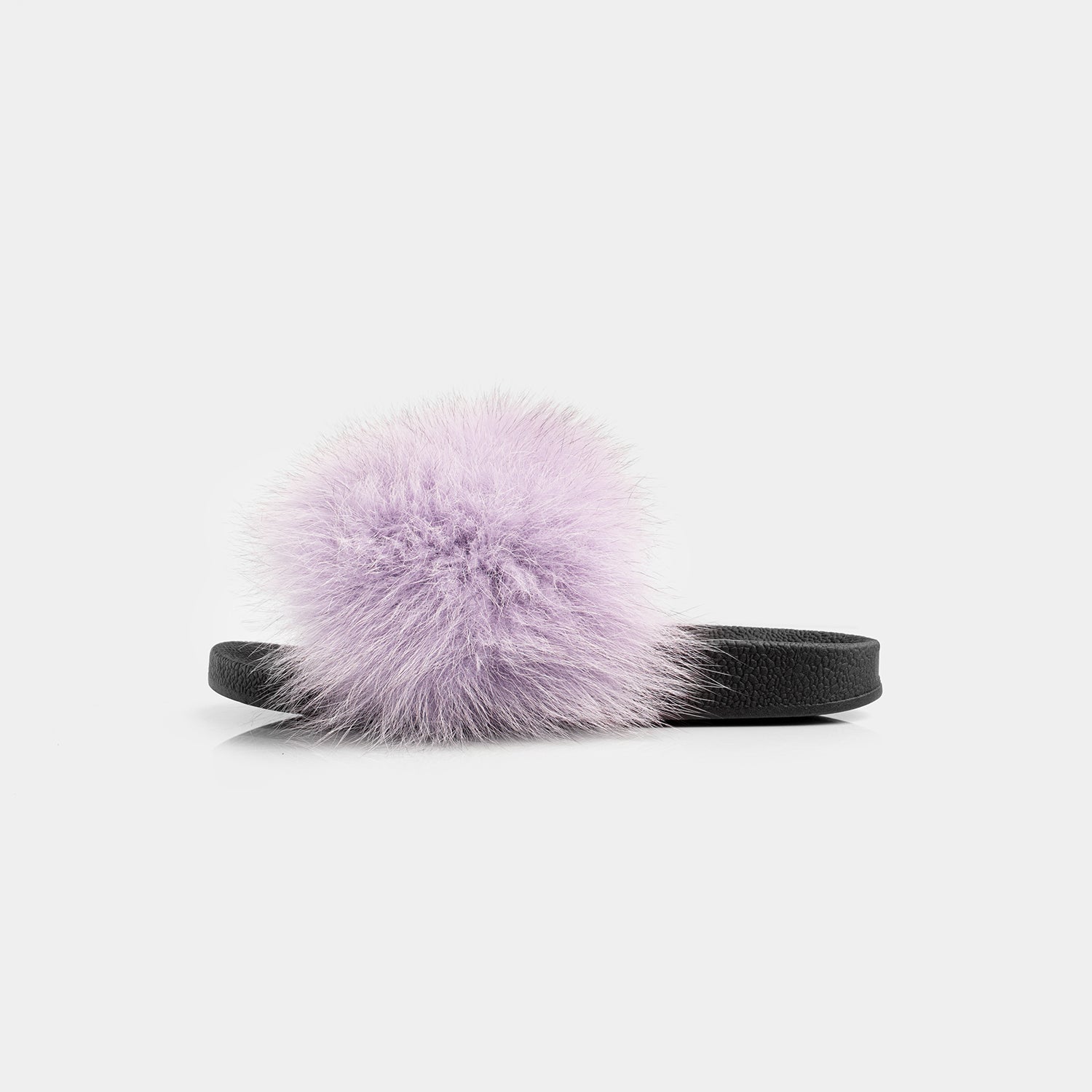 St. Moritz - Lilac Fox Fur Slipper