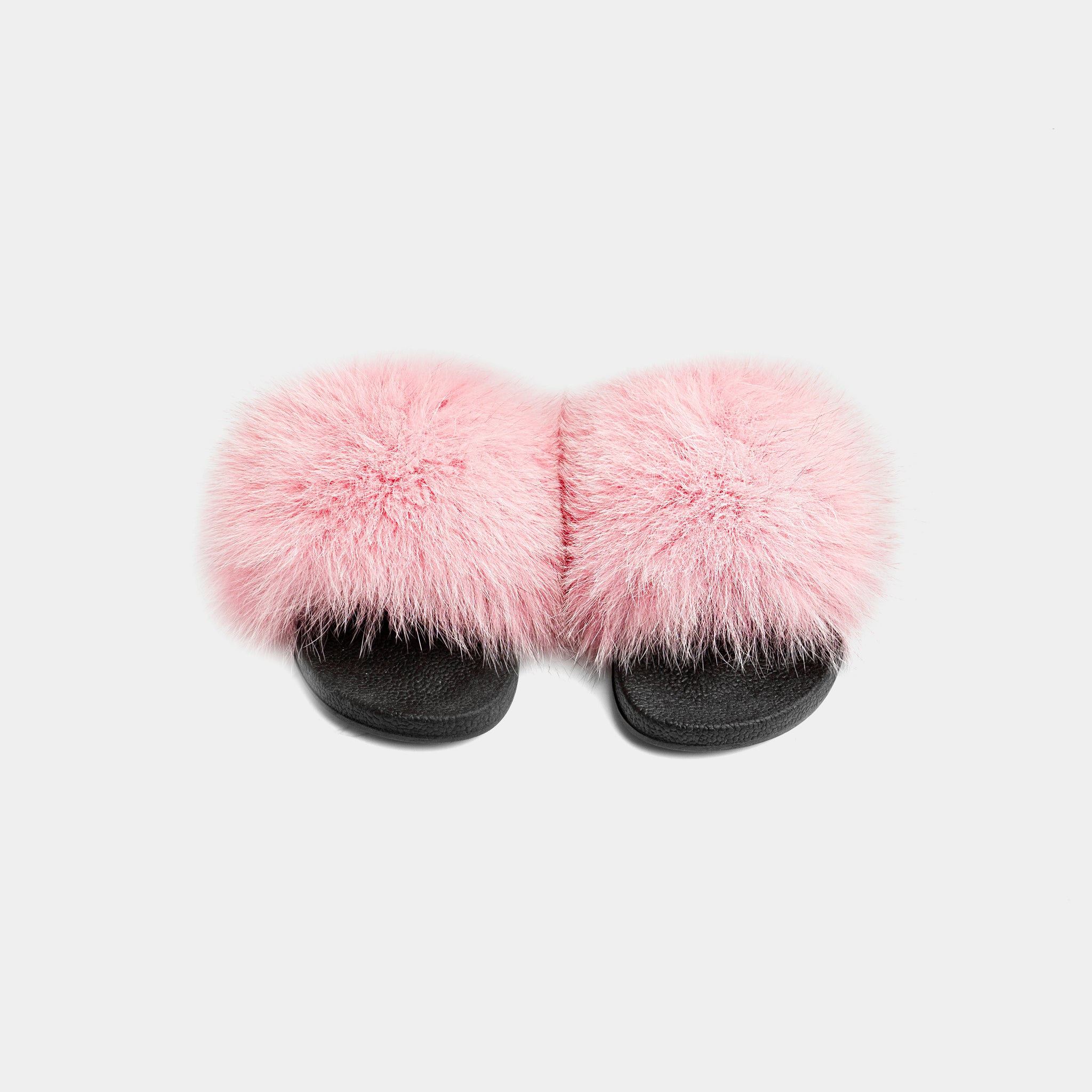 St. Moritz - Pink Fox Fur Slipper