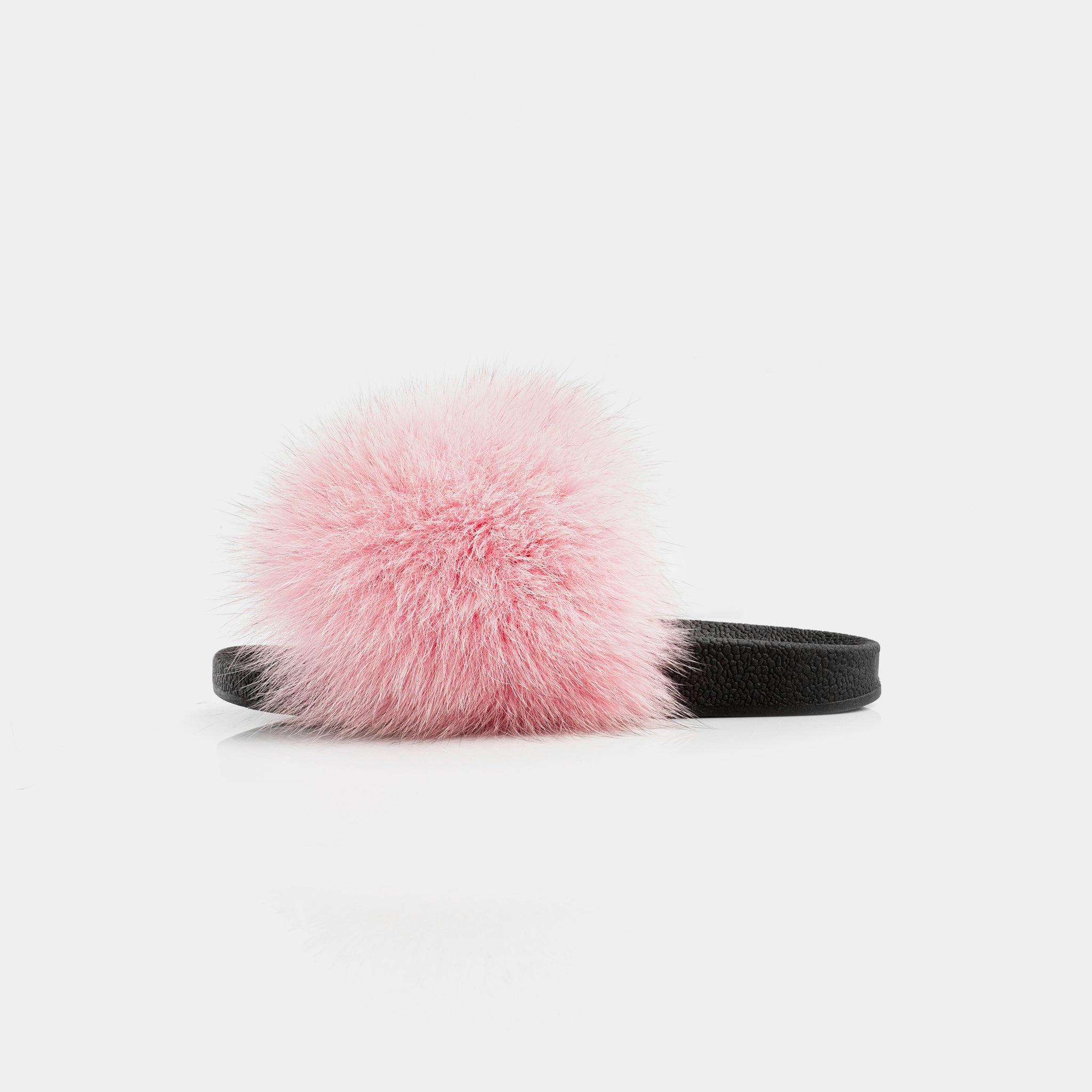 St. Moritz - Pink Fox Fur Slipper