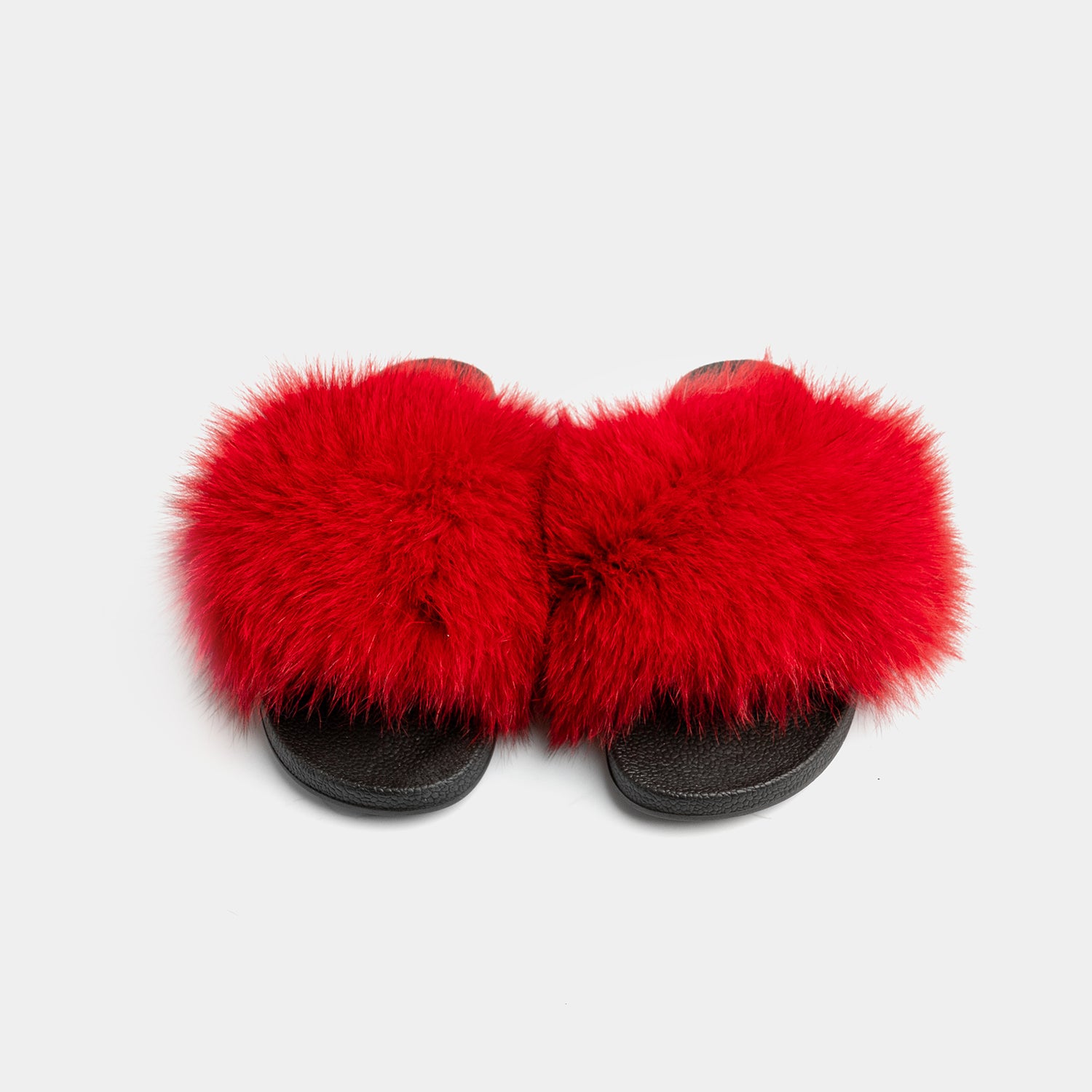 St. Moritz - Red Fox Fur Slipper