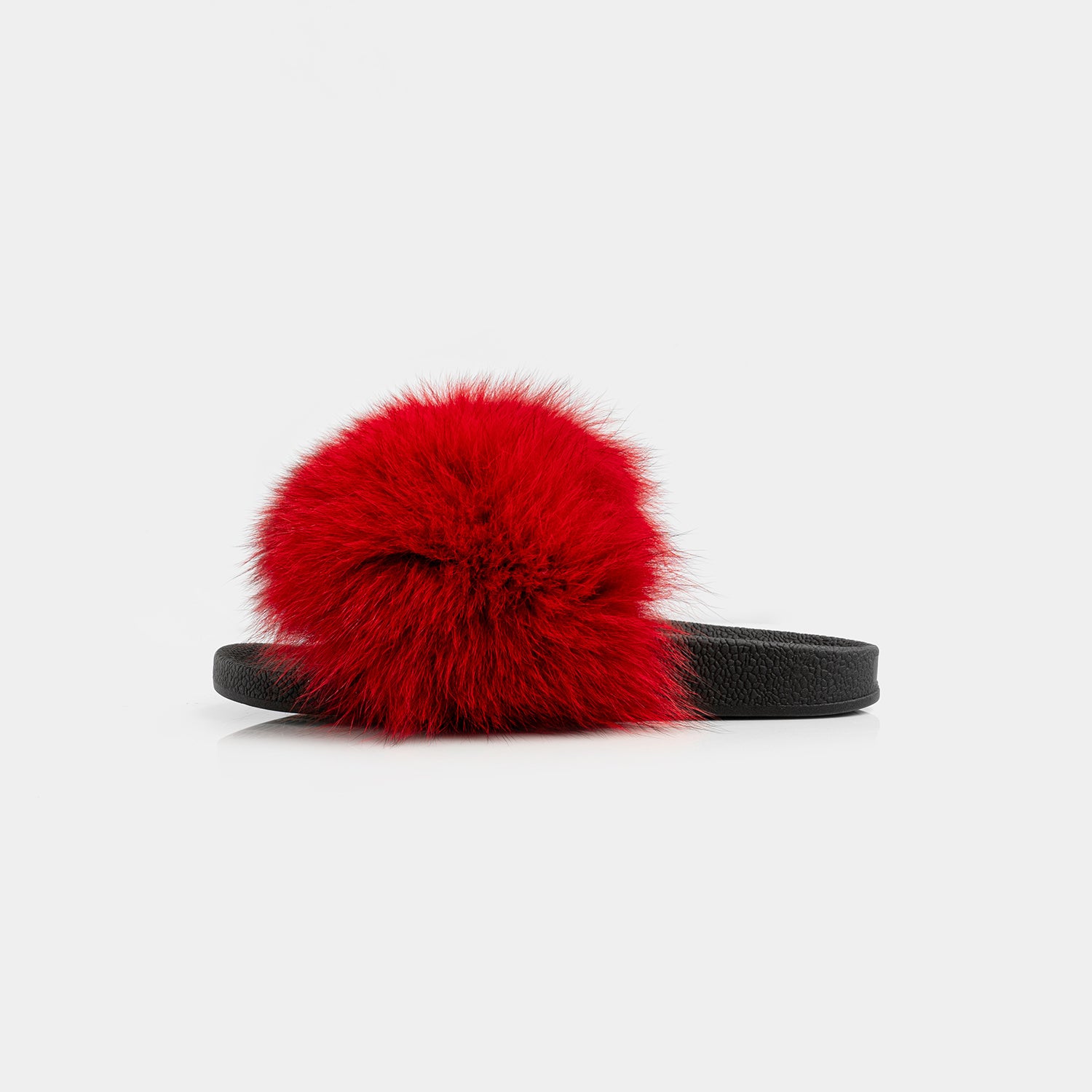 St. Moritz - Red Fox Fur Slipper