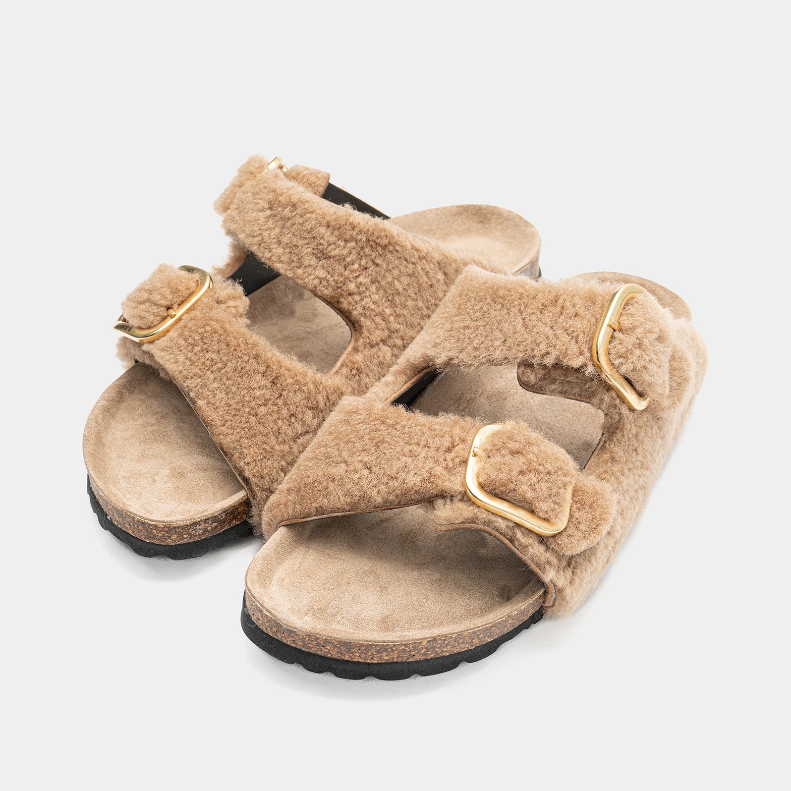 FIRENZE - Slipper in Montone Beige