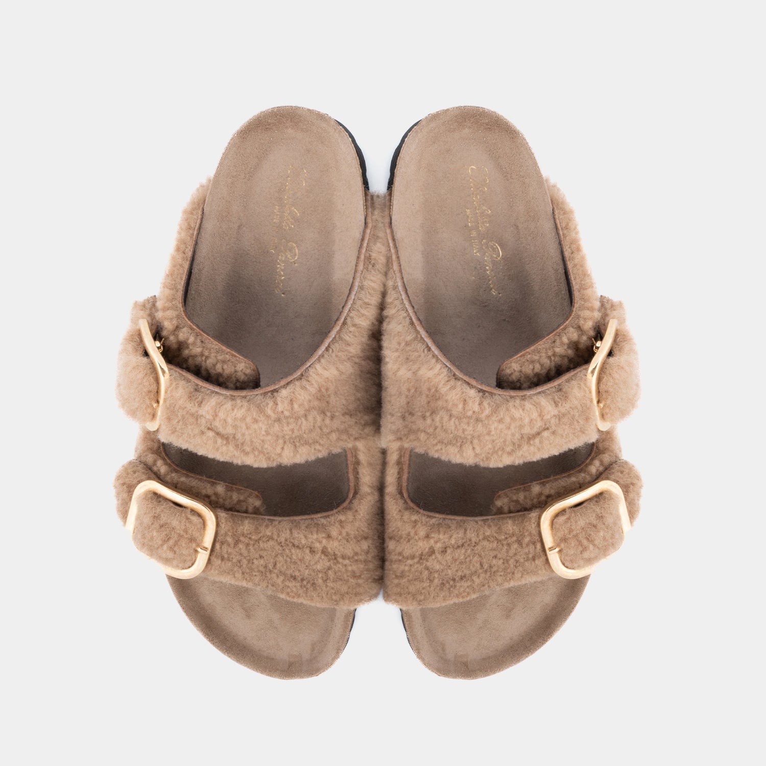 FIRENZE - Slipper in Montone Beige