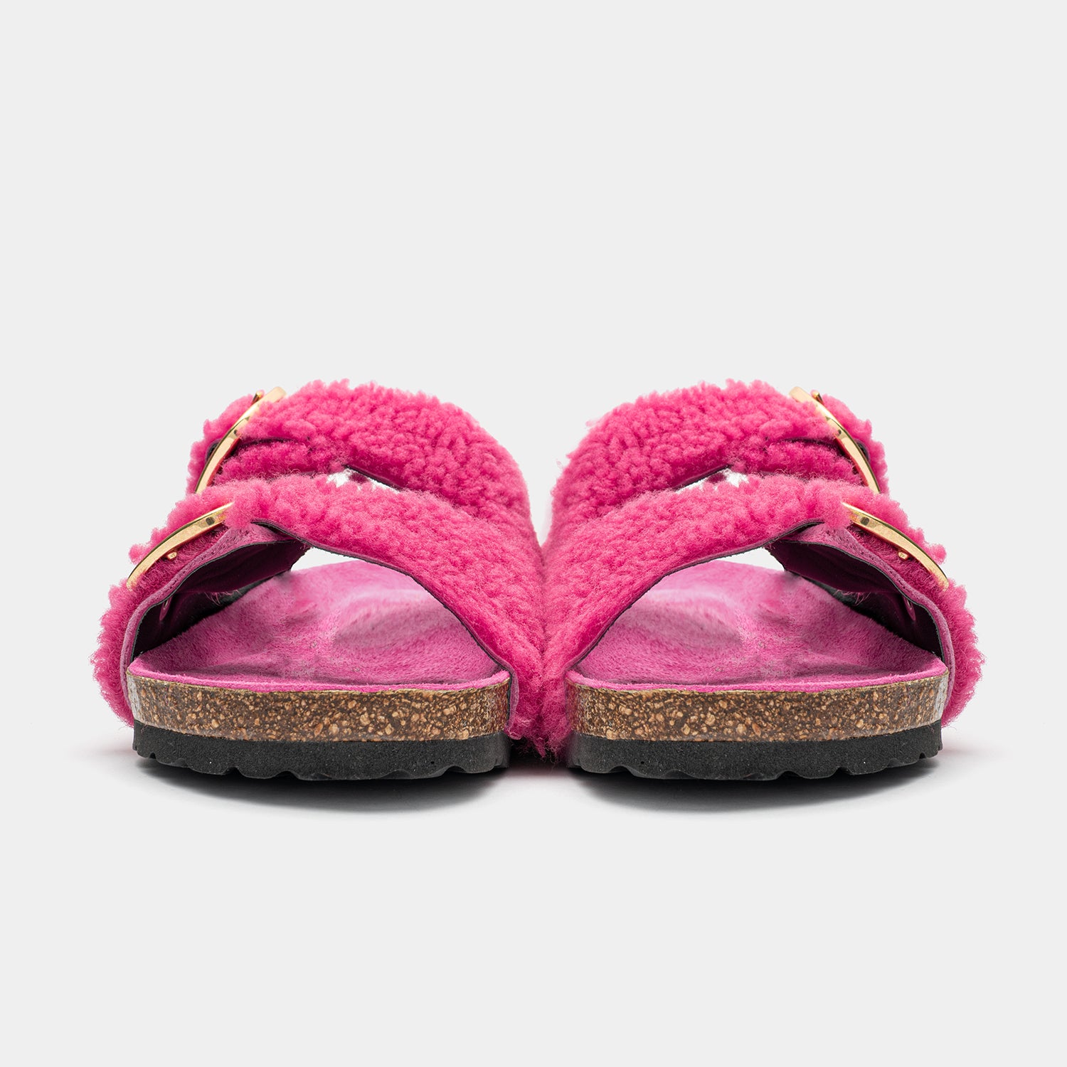 FIRENZE - Slipper in Montone Fucsia