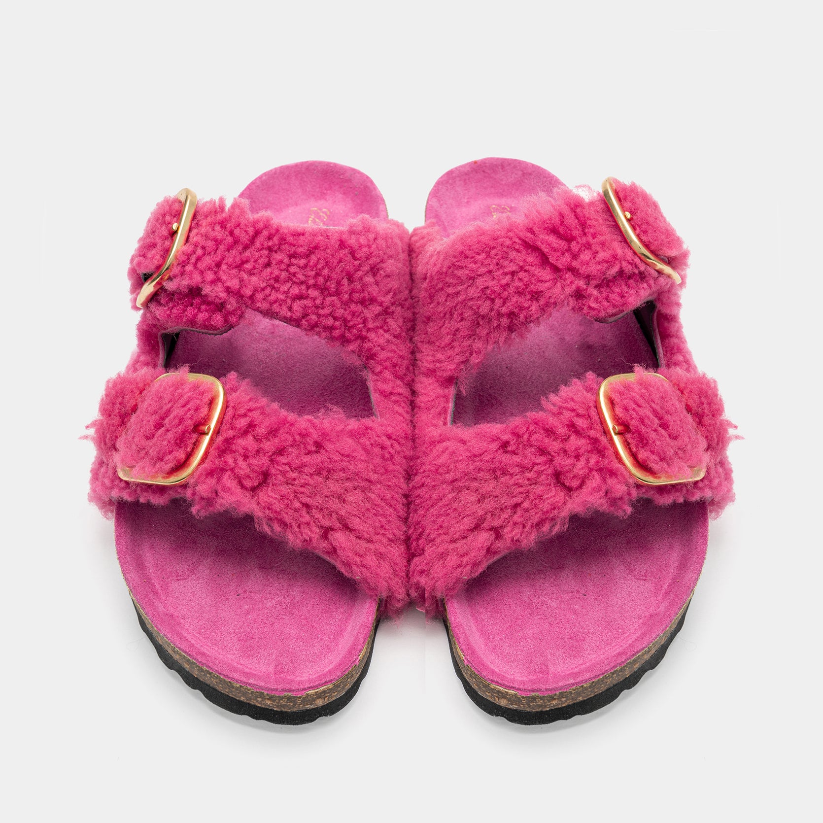 FIRENZE - Slipper in Montone Fucsia