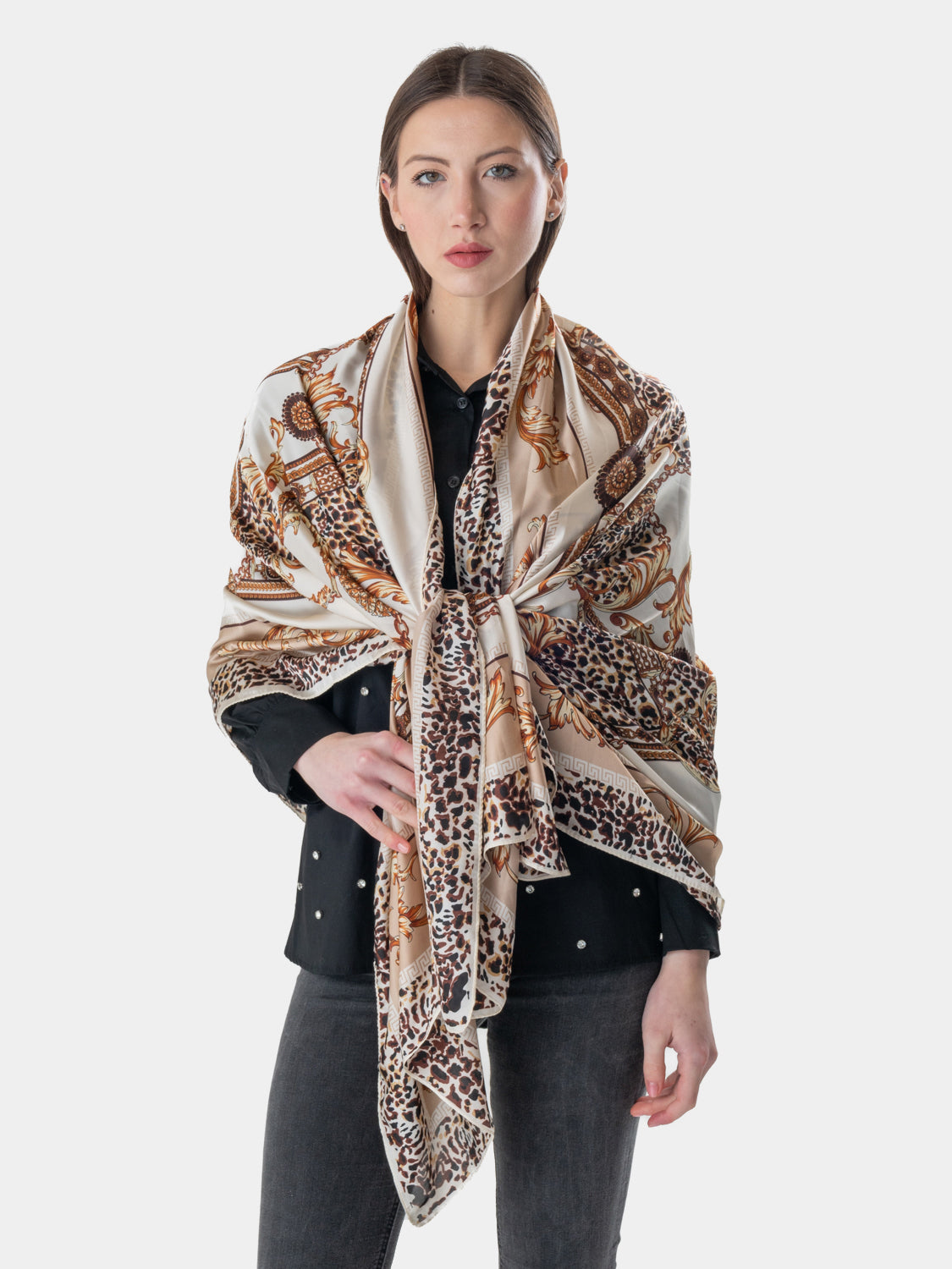 Luxury Cream Scarf