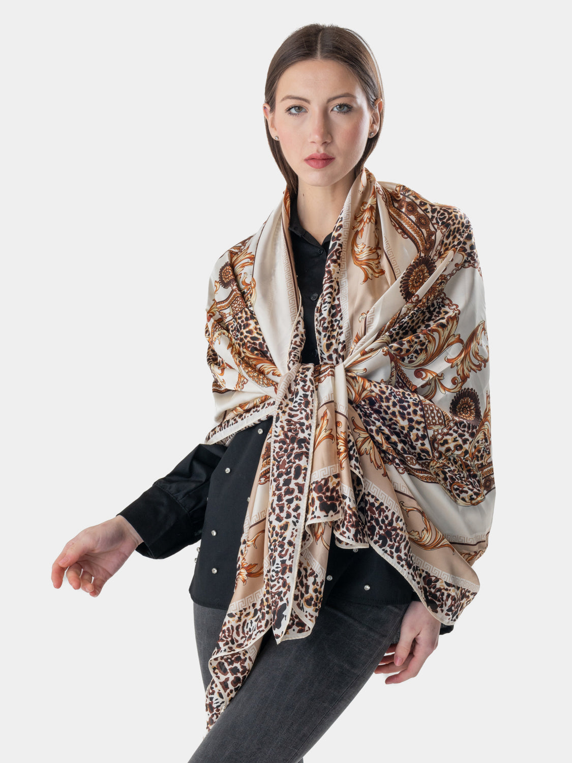 Luxury Cream Scarf