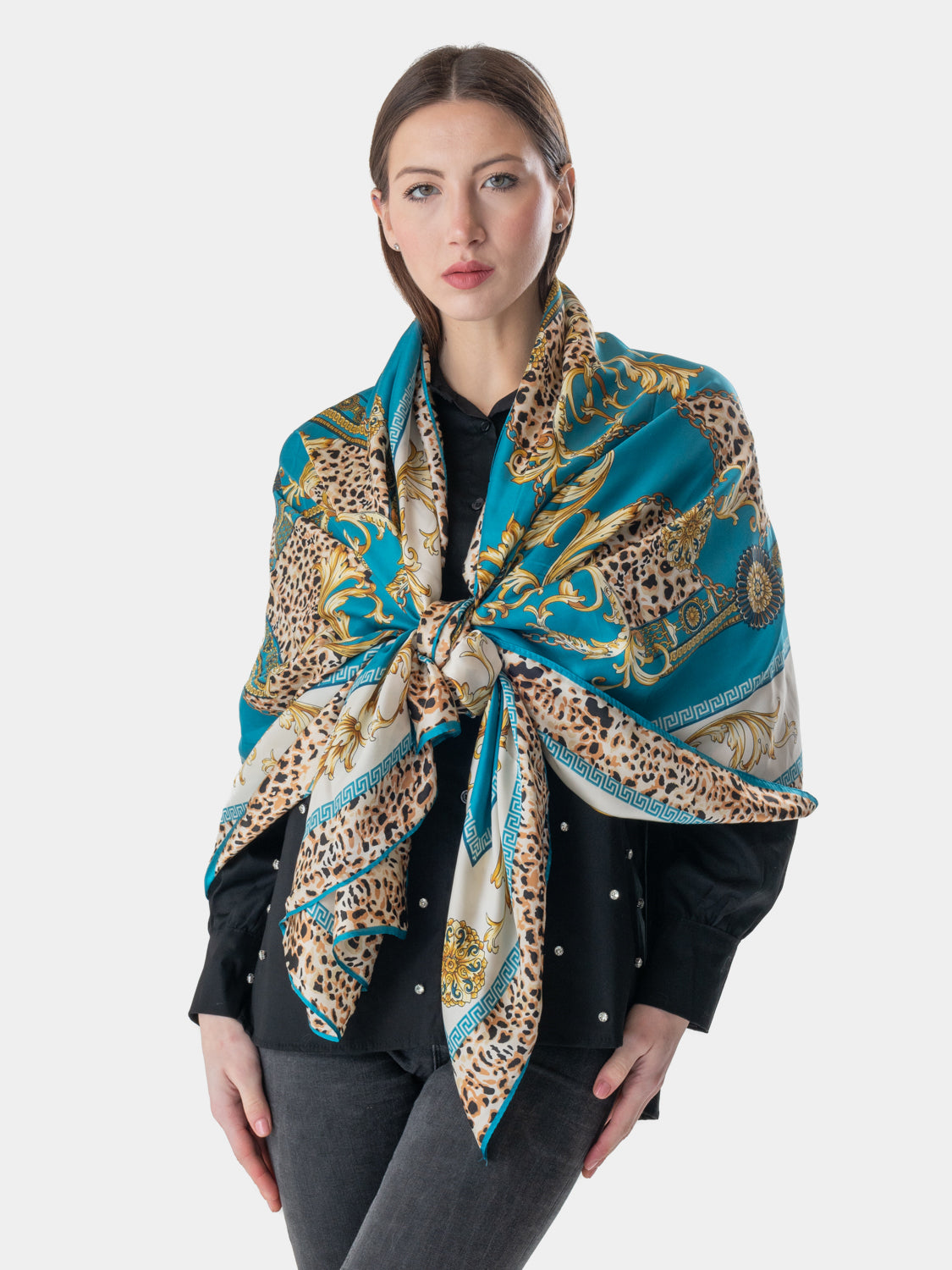 Foulard Luxury Turchese