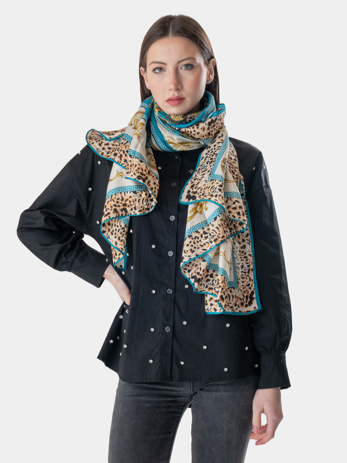 Foulard Luxury Turchese