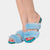 Ibiza - Slipper with double band in mink (blue)