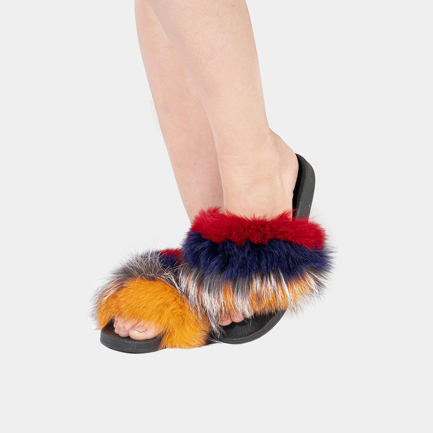 St. Moritz - Sterlizia Fox Fur Slipper