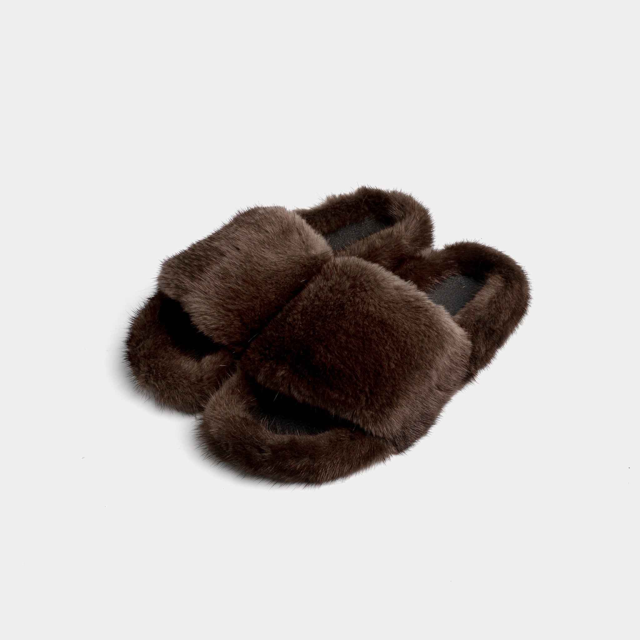 Miami - Camel Mink Slipper