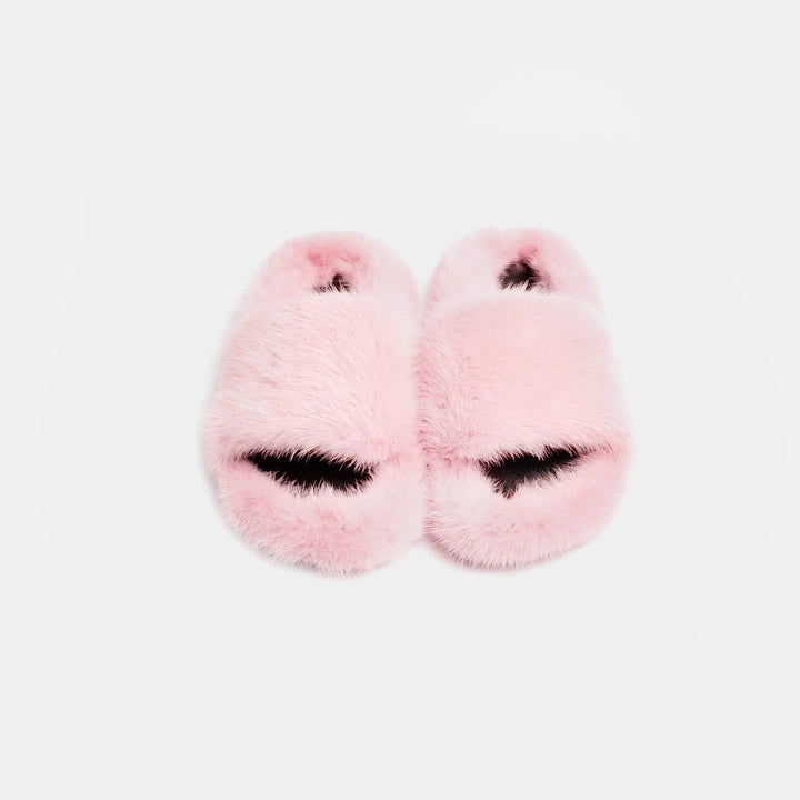 Miami - Pink Mink Slipper