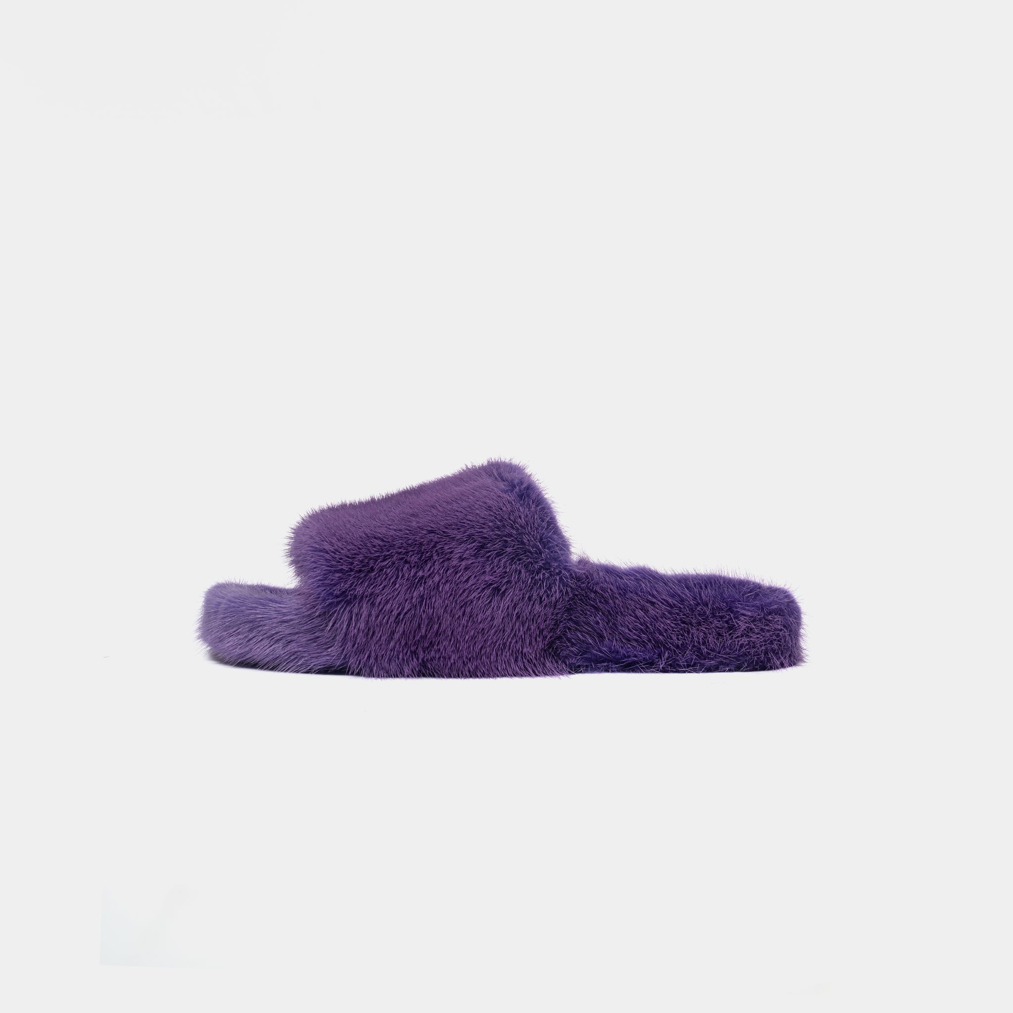 MIAMI - Purple Mink Slipper