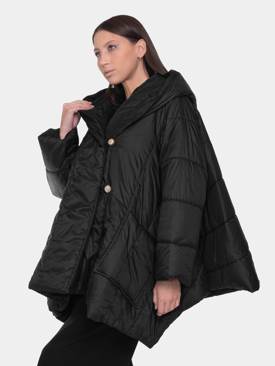 Piumino Oversize - Nero