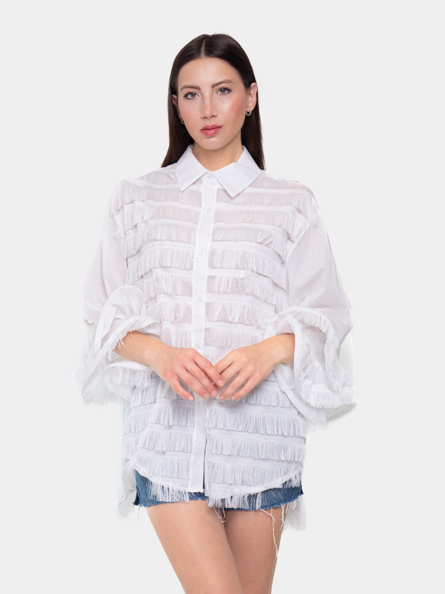 FLAMENCO Shirt - Pink Large back - White