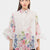 Flamenco - Shirt with Rouches (floral motif on sleeves and collar)
