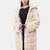 LOS ANGELES - Cappotto in visone con cappuccio (Panna)
