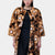 MARYLAND - Cappotto in visone con intarsi - Mod. Kimono (Marrone/Giallo/Bianco/Nero)
