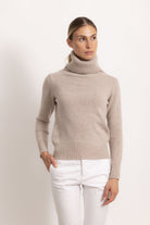 ANGELICA - Maglione dolcevita (Beige Medio)