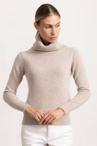 ANGELICA - Maglione dolcevita (Beige Medio)