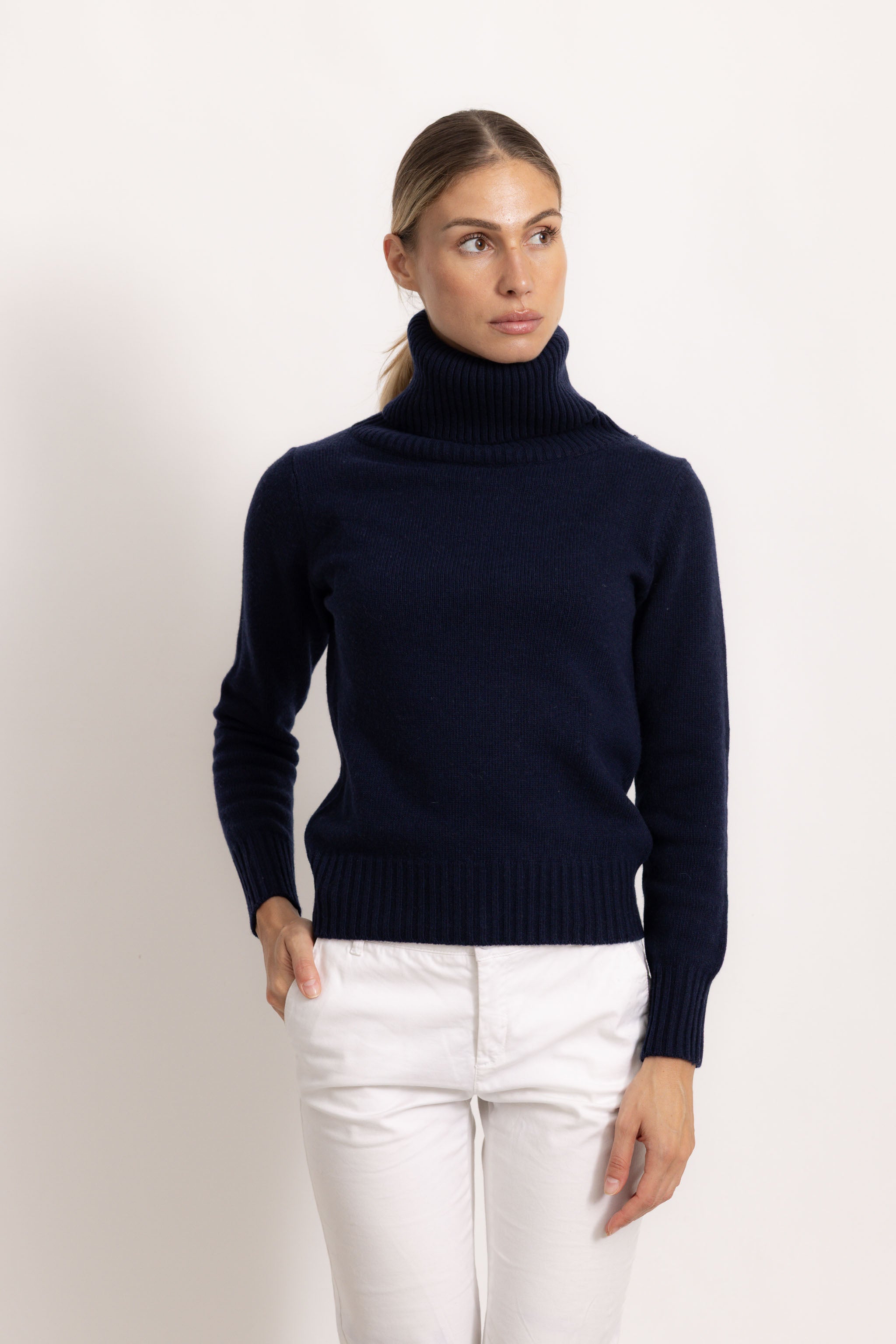 ANGELICA - Maglione dolcevita (Marine)