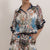 CARAIBI - Shorts set short sleeve (Blue)
