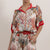CARAIBI - Shorts set short sleeve (Red)