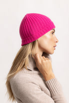COSTANZA - Cappello a coste (Fucsia)