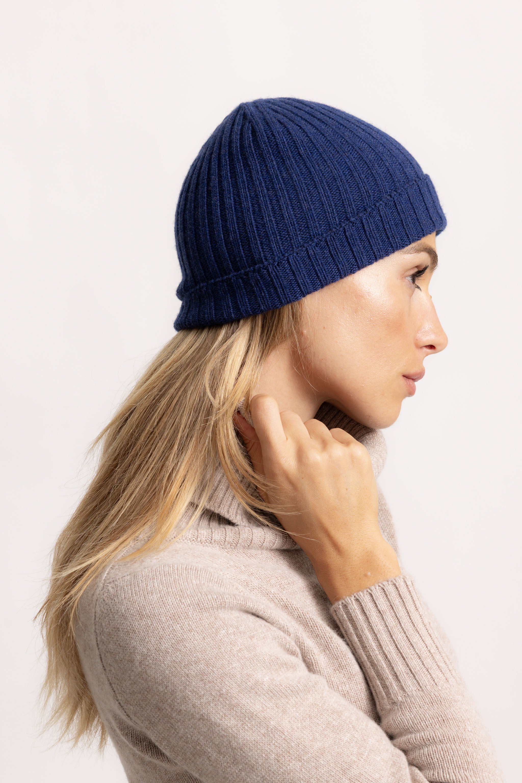 COSTANZA - Cappello a coste (Jeans)